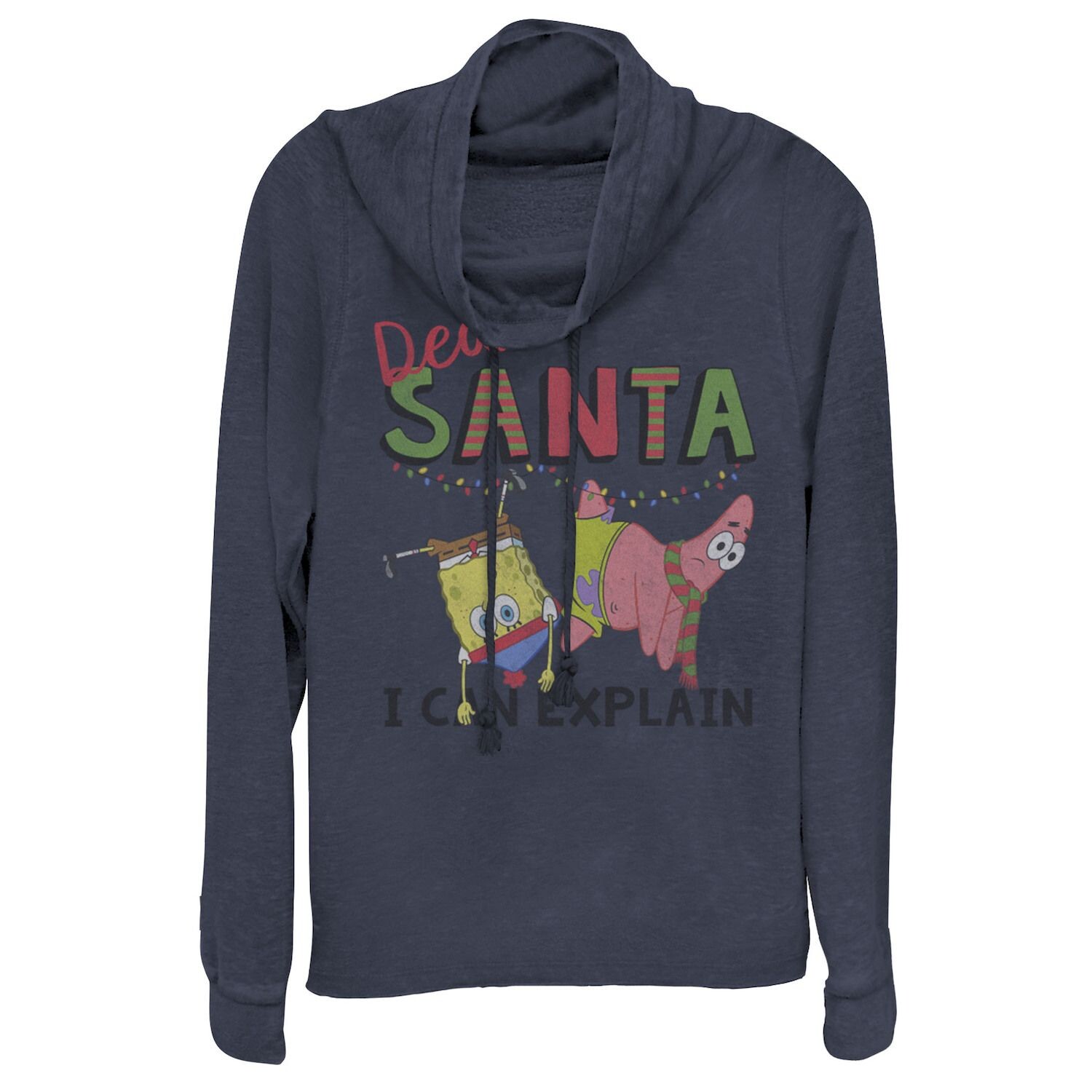 Пуловер с воротником-хомутом Nickelodeon для юниоров «Губка Боб Квадратные Штаны» «Санта, я могу объяснить» Licensed Character
Пуловер с воротником-хомутом Nickelodeon для юниоров «Губка Боб Квадратные Штаны» «Санта, я могу объяснить» Licensed Character