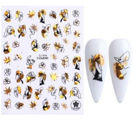 Самоклеящиеся наклейки для украшения ногтей Deni Carte
Самоклеящиеся наклейки для украшения ногтей Deni Carte