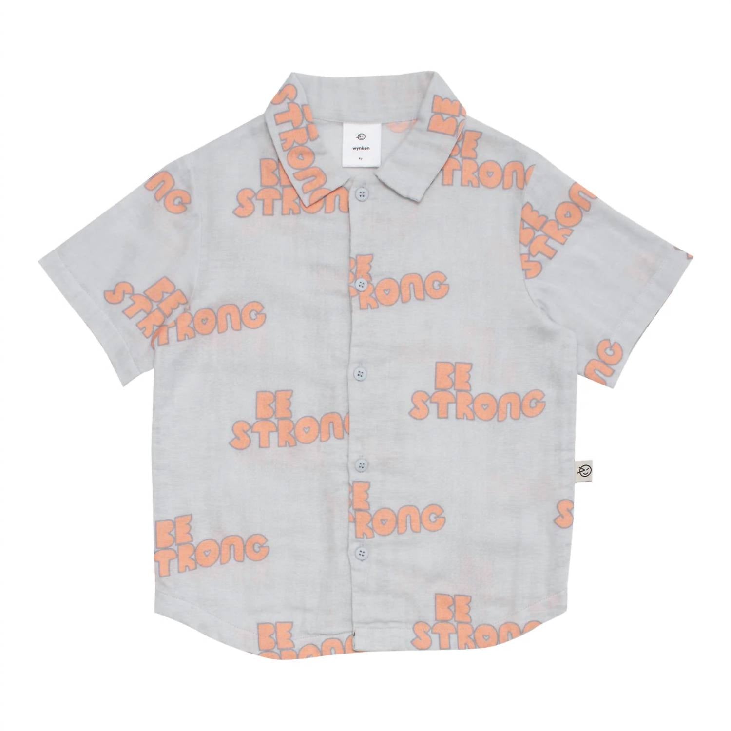 Детская повседневная рубашка в бледно-голубом цвете Wynken
Детская повседневная рубашка в бледно-голубом цвете Wynken