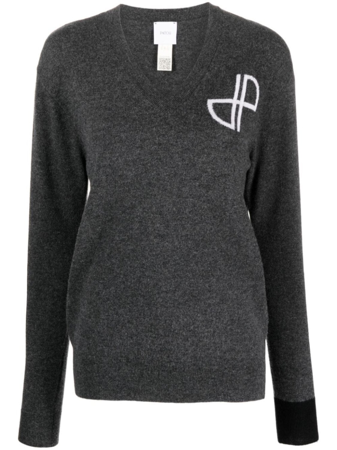 Patou джемпер JP с V-образным вырезом, серый
Patou джемпер JP с V-образным вырезом, серый