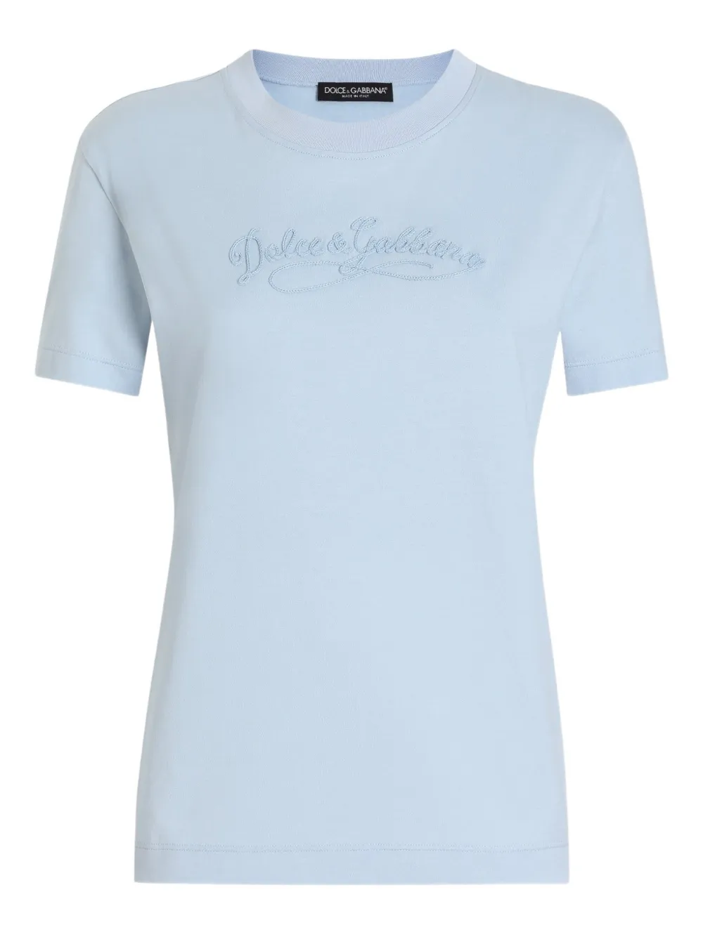 Футболка с вышитым логотипом Dolce & Gabbana, синий
Футболка с вышитым логотипом Dolce & Gabbana, синий