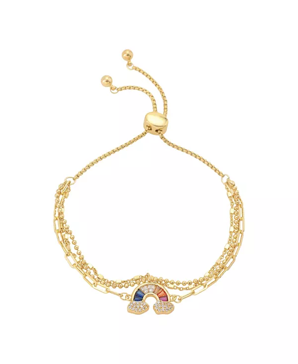 Браслет-Боло с радужным кубическим цирконием Unwritten, gold
Браслет-Боло с радужным кубическим цирконием Unwritten, gold