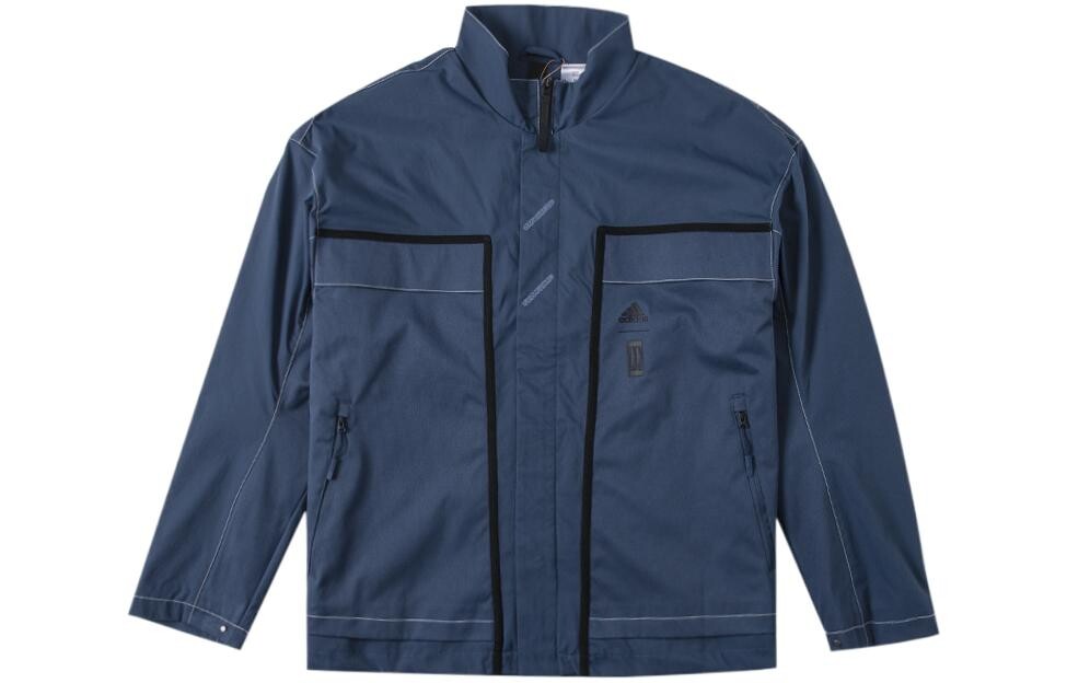 Куртка Adidas Loose Casual Splicing Windproof Stand Collar, синий
Куртка Adidas Loose Casual Splicing Windproof Stand Collar, синий
