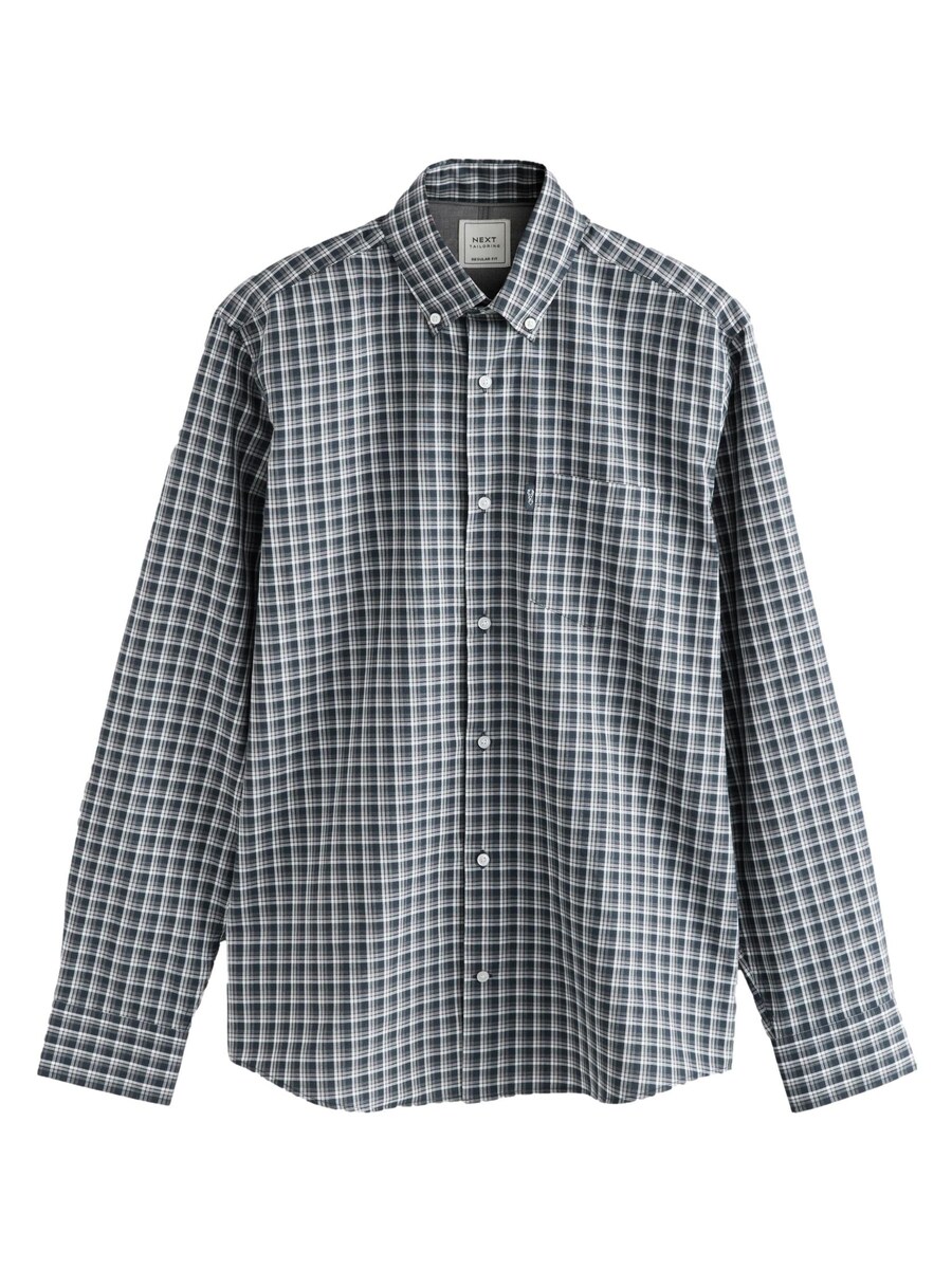 Рубашка на пуговицах классического кроя Next, темно-синий
Рубашка на пуговицах классического кроя Next, темно-синий