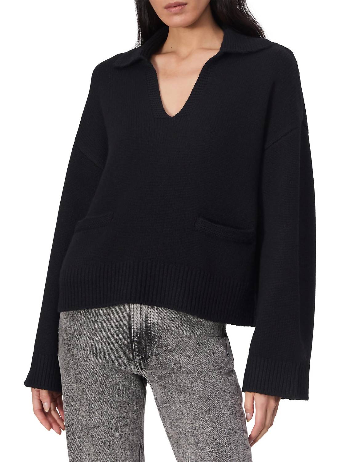 Rag & bone Свитер-поло Danica черного цвета
Rag & bone Свитер-поло Danica черного цвета