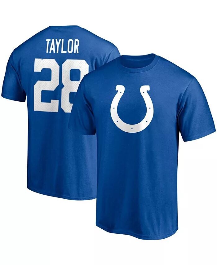Мужская футболка с именем и номером игрока Jonathan Taylor Royal Indianapolis Colts Player Fanatics
Мужская футболка с именем и номером игрока Jonathan Taylor Royal Indianapolis Colts Player Fanatics