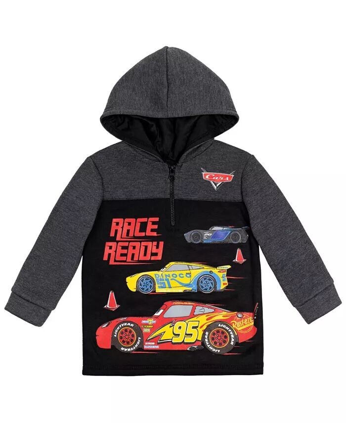 Флисовый пуловер с капюшоном и молнией до половины для мальчиков Pixar Cars Lightning Mc Queen Disney, черный
Флисовый пуловер с капюшоном и молнией до половины для мальчиков Pixar Cars Lightning Mc Queen Disney, черный