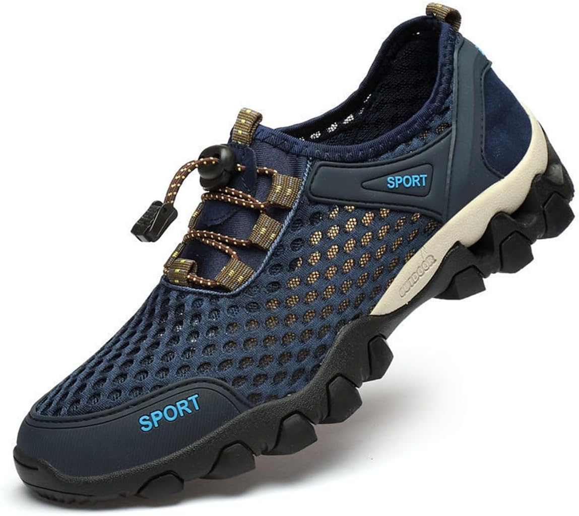Мужские водные туфли Быстросохнущие кроссовки Дышащие Нескользящие наружные кроссовки Босоножки для спорта, пляжа, бассейна, плавания, серфинга, походов и прогулок V Opxin, синий
Мужские водные туфли Быстросохнущие кроссовки Дышащие Нескользящие наружные кроссовки Босоножки для спорта, пляжа, бассейна, плавания, серфинга, походов и прогулок V Opxin, синий