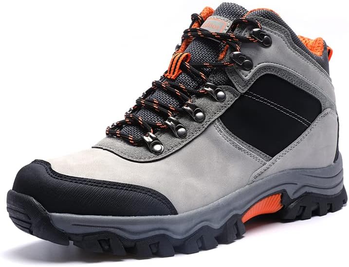 Мужские водонепроницаемые походные ботинки PILLUREN, легкие, противоскользящие, с высоким верхом до щиколотки, дышащие, для работы и трекинга, оранжевый/серый
Мужские водонепроницаемые походные ботинки PILLUREN, легкие, противоскользящие, с высоким верхом до щиколотки, дышащие, для работы и трекинга, оранжевый/серый