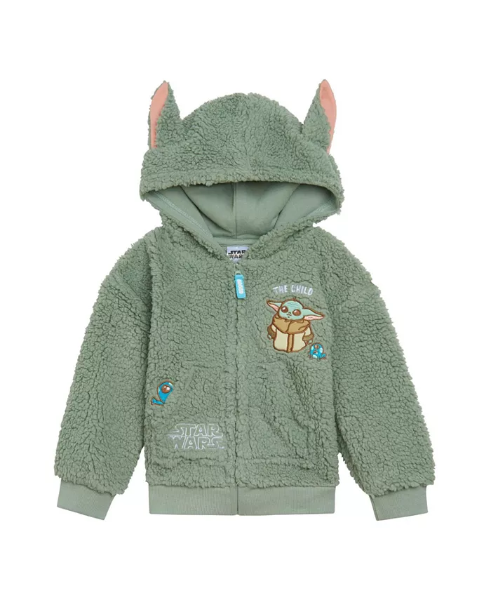 Уютная худи для мальчиков Toddler Boys The Mandalorian Grogu из мягкой шерпи для косплея Star Wars, зеленый
Уютная худи для мальчиков Toddler Boys The Mandalorian Grogu из мягкой шерпи для косплея Star Wars, зеленый