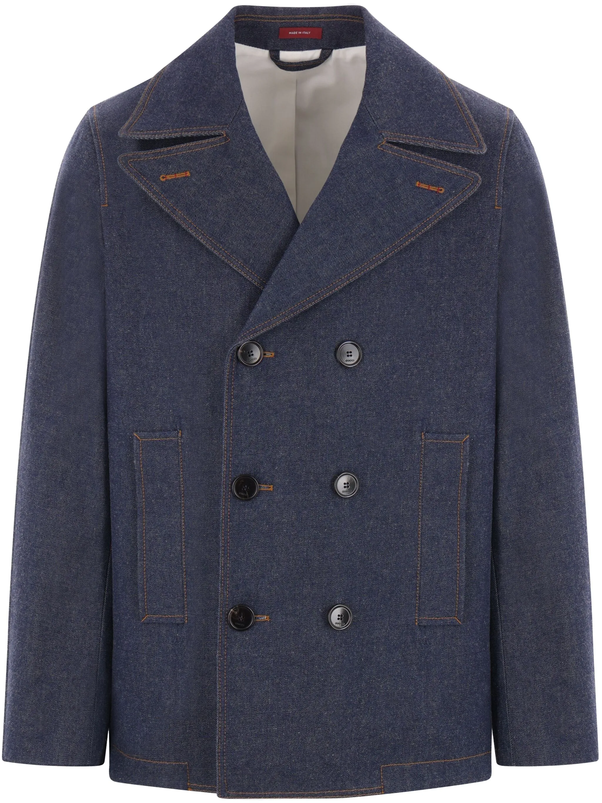 Джинсовый пиджак Gucci, синий
Джинсовый пиджак Gucci, синий