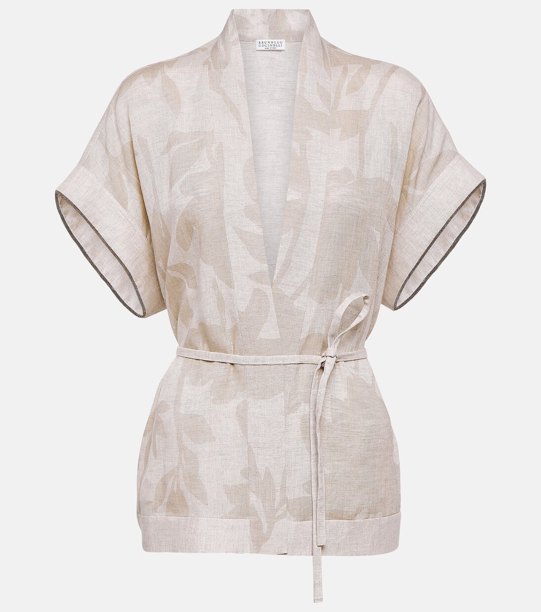 Льняной топ Brunello Cucinelli, бежевый
Льняной топ Brunello Cucinelli, бежевый