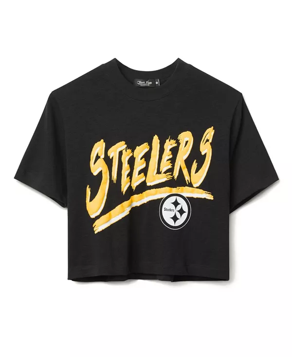 Женская футболка с высоким воротником NFL Pittsburgh Steelers Thrill Junk Food Clothing, черный
Женская футболка с высоким воротником NFL Pittsburgh Steelers Thrill Junk Food Clothing, черный