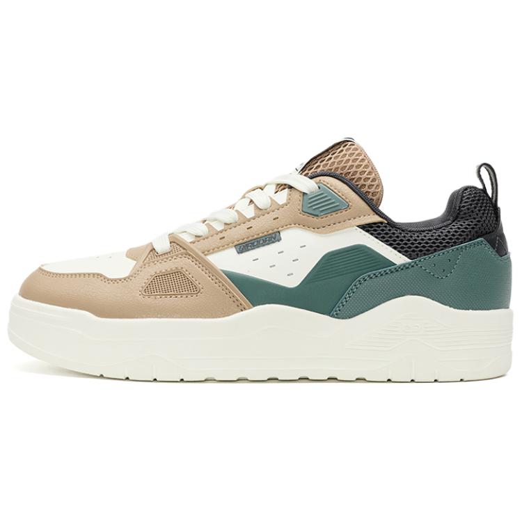 QIAODAN Кроссовки для скейтбординга с сухой амортизацией, износостойкие, дышащие, низкие, мужские, белые, коричневые, зеленые
QIAODAN Кроссовки для скейтбординга с сухой амортизацией, износостойкие, дышащие, низкие, мужские, белые, коричневые, зеленые