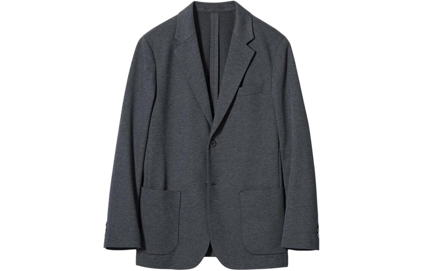 Деловой костюм мужской темно-серый Uniqlo, темно-серый
Деловой костюм мужской темно-серый Uniqlo, темно-серый