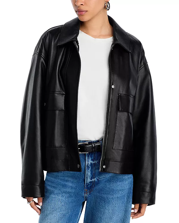 Кожаная куртка Нони Rag & Bone, черный
Кожаная куртка Нони Rag & Bone, черный