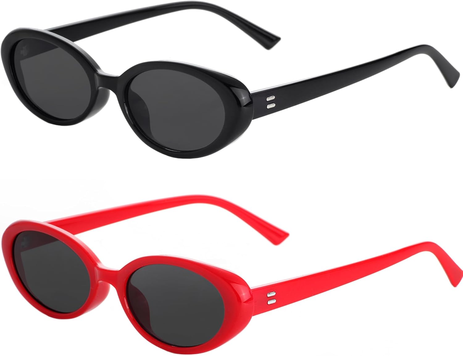 Винтажные солнцезащитные очки Onrtry маленького овального размера для женщин и мужчин, 90-е годы, узкие очки, защита UV400, комплект из 2 штук, A03 Black/Grey+red/Grey
Винтажные солнцезащитные очки Onrtry маленького овального размера для женщин и мужчин, 90-е годы, узкие очки, защита UV400, комплект из 2 штук, A03 Black/Grey+red/Grey