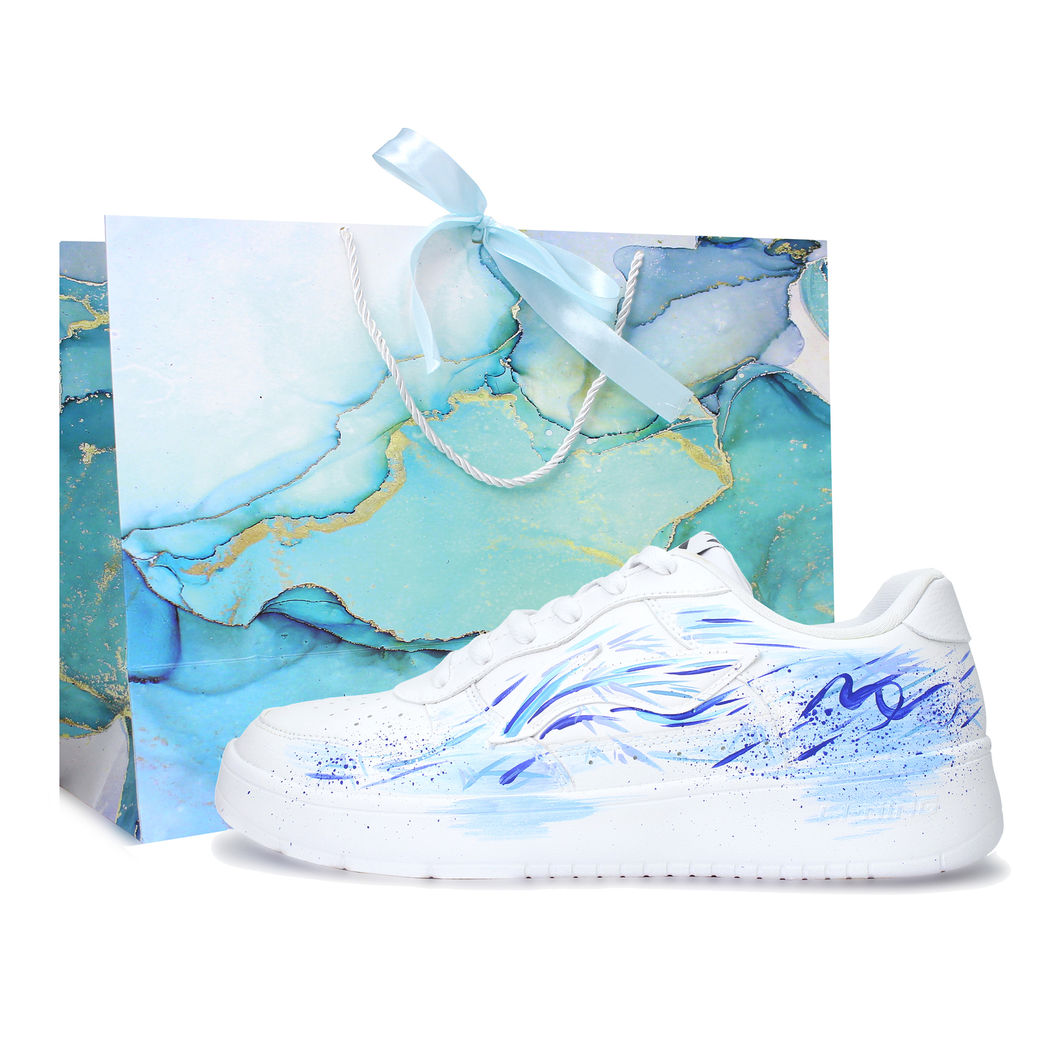 LINING Понтонные лодки скейтерские кеды унисекс низкие сине-белые, цвет White
LINING Понтонные лодки скейтерские кеды унисекс низкие сине-белые, цвет White