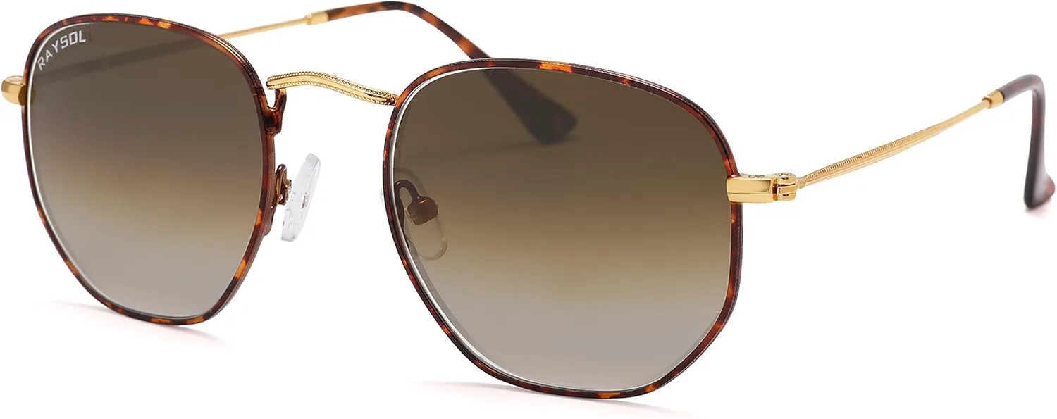 Солнцезащитные очки RAY SOL с шестиугольными линзами из настоящего стекла, для женщин и мужчин, квадратная оправа из металла, Gold Leopard Frame/Gradient Brown Lens
Солнцезащитные очки RAY SOL с шестиугольными линзами из настоящего стекла, для женщин и мужчин, квадратная оправа из металла, Gold Leopard Frame/Gradient Brown Lens
