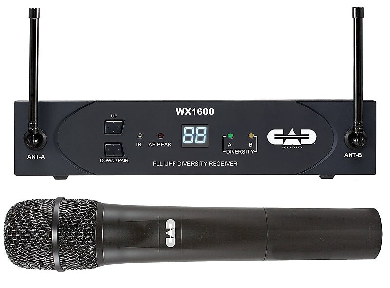 Микрофонная система CAD StagePass WX1600 Wireless Handheld Microphone - F Band (638-662 MHz)
Микрофонная система CAD StagePass WX1600 Wireless Handheld Microphone - F Band (638-662 MHz)