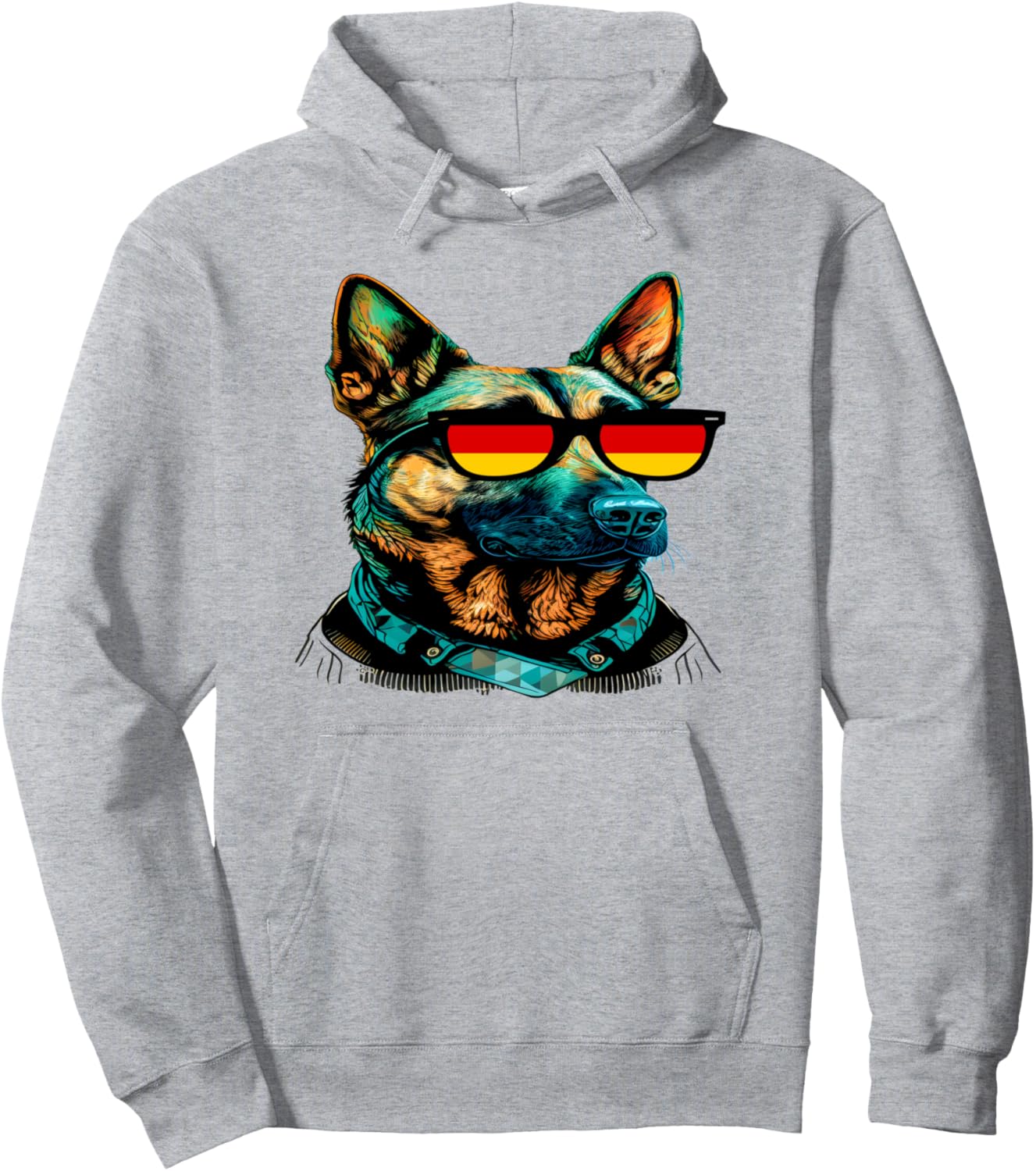 Толстовка с изображением немецкой овчарки - красочная толстовка для владельцев немецких овчарок Colorful German Shepherd Store, серый
Толстовка с изображением немецкой овчарки - красочная толстовка для владельцев немецких овчарок Colorful German Shepherd Store, серый