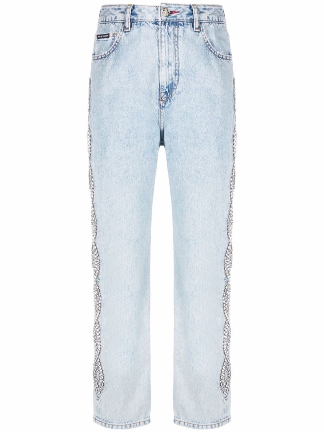 Philipp Plein джинсы с кристаллами, синий
Philipp Plein джинсы с кристаллами, синий