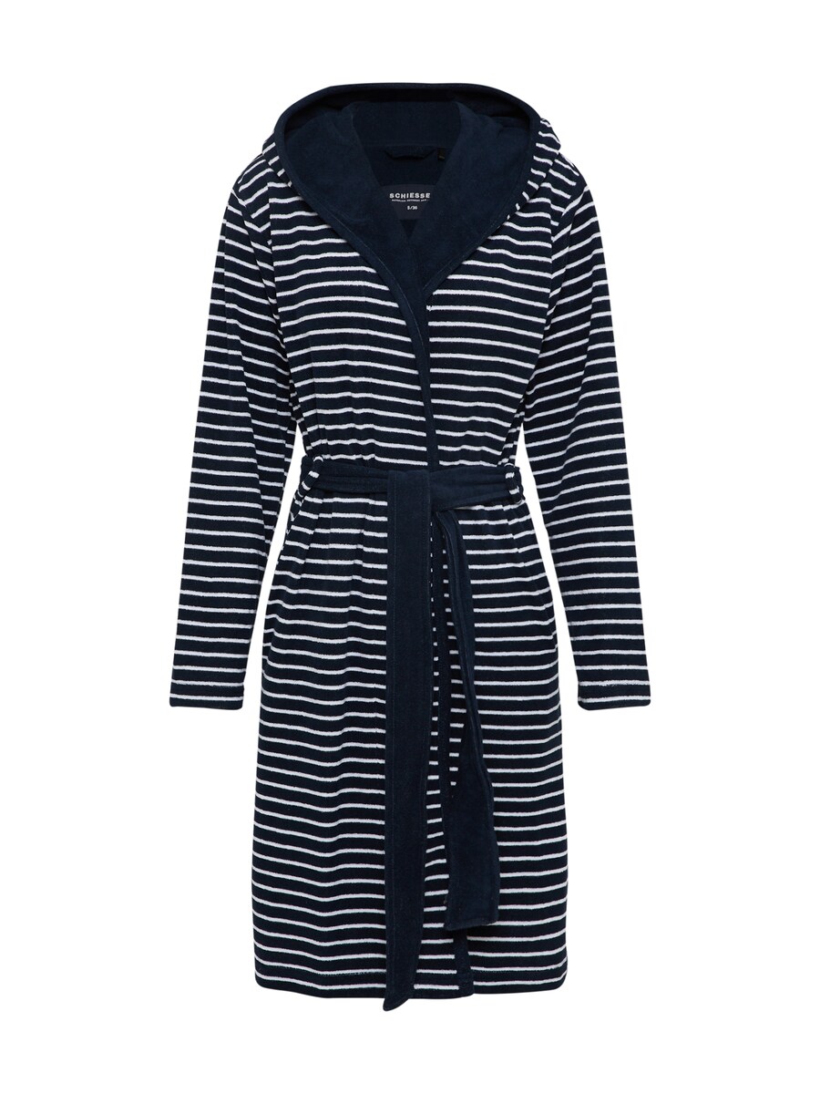 Обычный короткий халат SCHIESSER, ночной синий 
Обычный короткий халат SCHIESSER, ночной синий