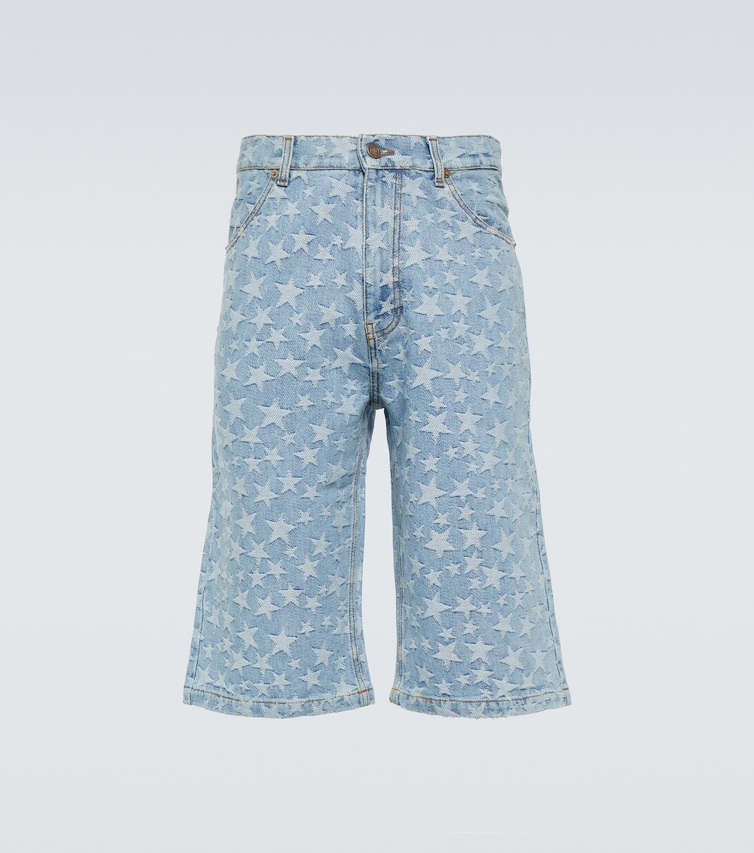 Джинсовые шорты из жаккардового хлопка ERL, синий
Джинсовые шорты из жаккардового хлопка ERL, синий