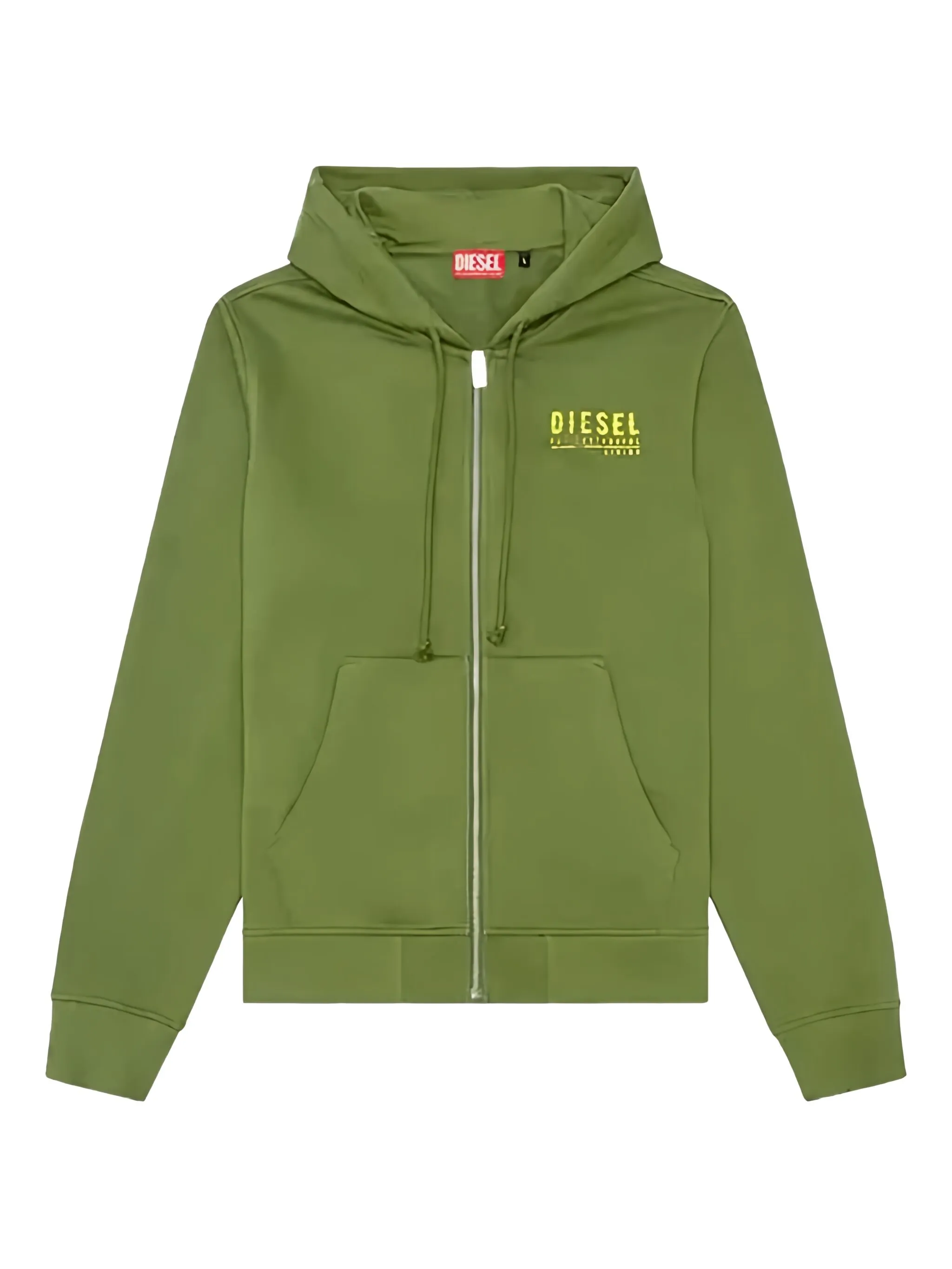 Толстовка с капюшоном на молнии Diesel, зеленый
Толстовка с капюшоном на молнии Diesel, зеленый