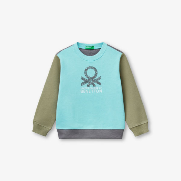 Свитшот Benetton из хлопкового джерси с принтом логотипа от 1,5 до 6 лет, мультиколор
Свитшот Benetton из хлопкового джерси с принтом логотипа от 1,5 до 6 лет, мультиколор