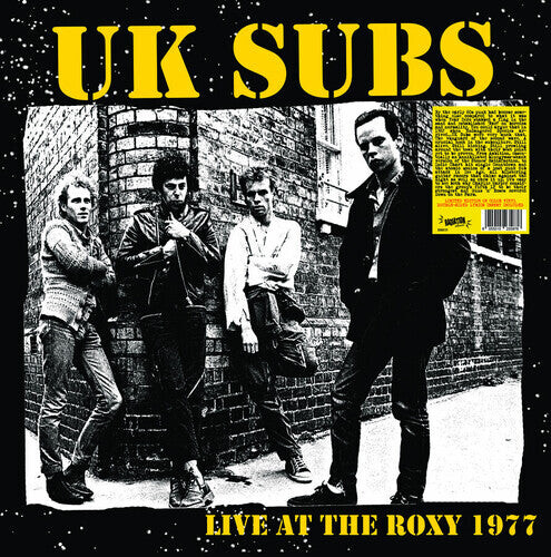 Виниловая пластинка UK Subs: Live At The Roxy - Yellow Colored Vinyl
Виниловая пластинка UK Subs: Live At The Roxy - Yellow Colored Vinyl
