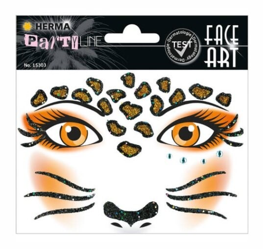 Сверкающие пегатины FACE ART LEOPARD FOIL Inna marka 
Сверкающие пегатины FACE ART LEOPARD FOIL Inna marka