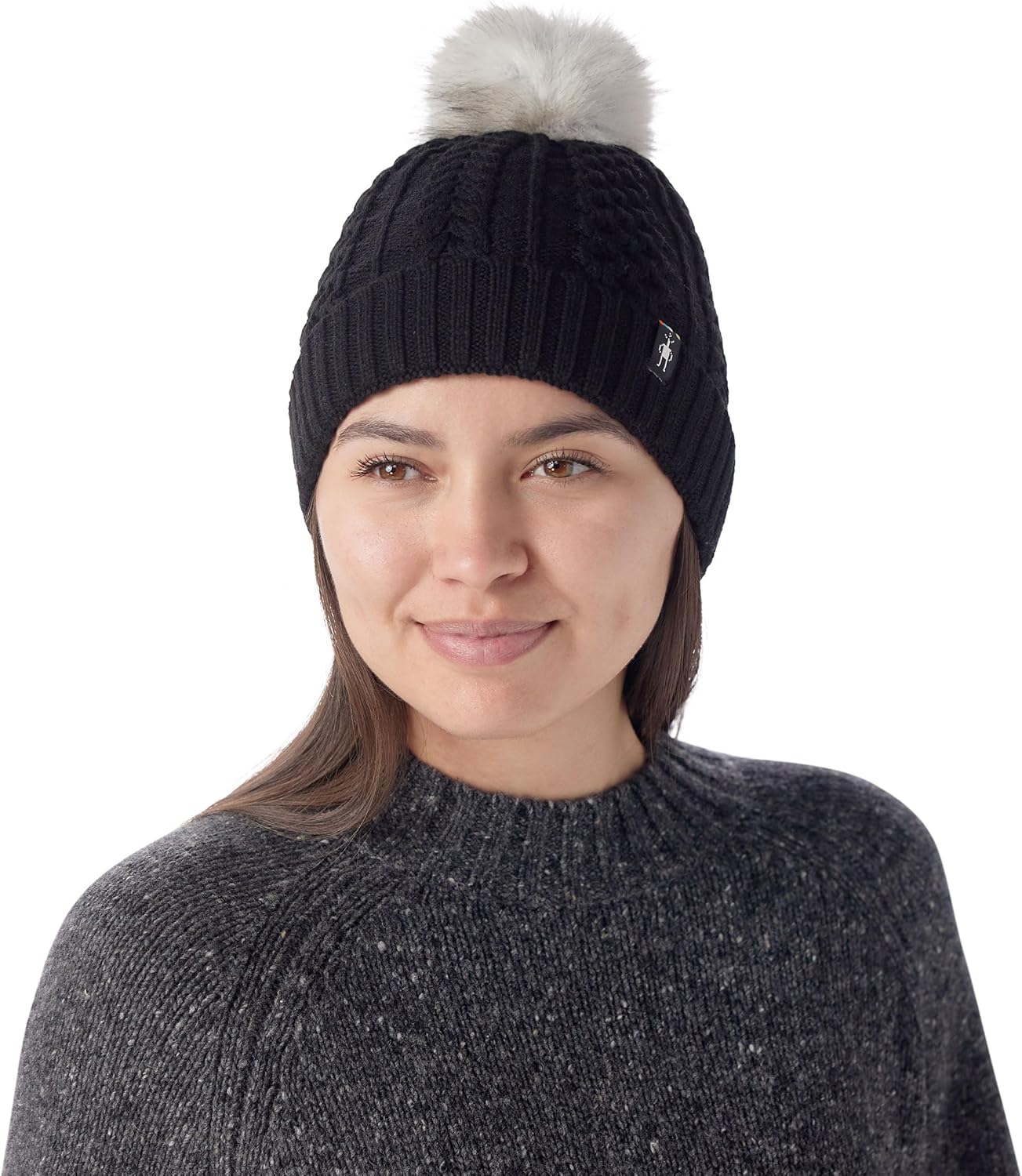Женская шапка-бини Smartwool Lodge Girl, Black-Light Gray
Женская шапка-бини Smartwool Lodge Girl, Black-Light Gray