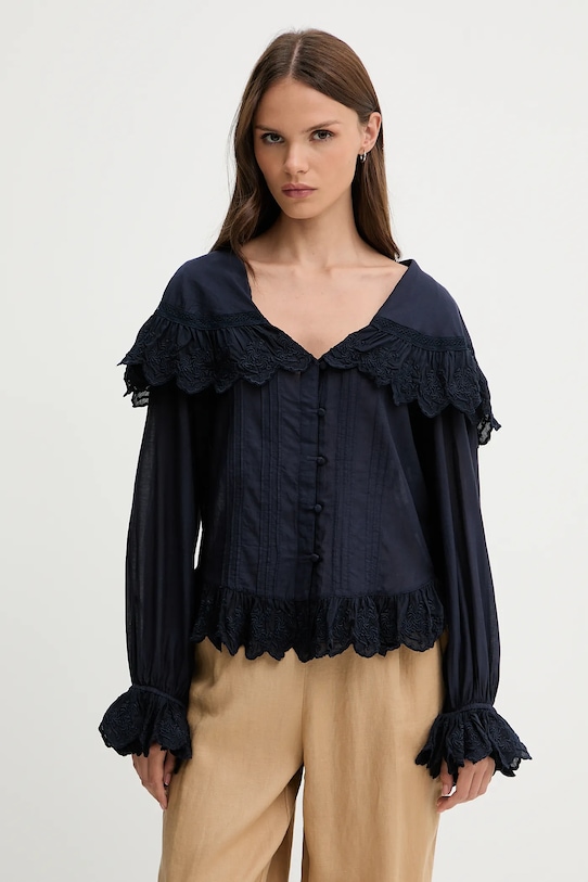 Рубашка Hoss Intropia, темно-синий 
Рубашка Hoss Intropia, темно-синий