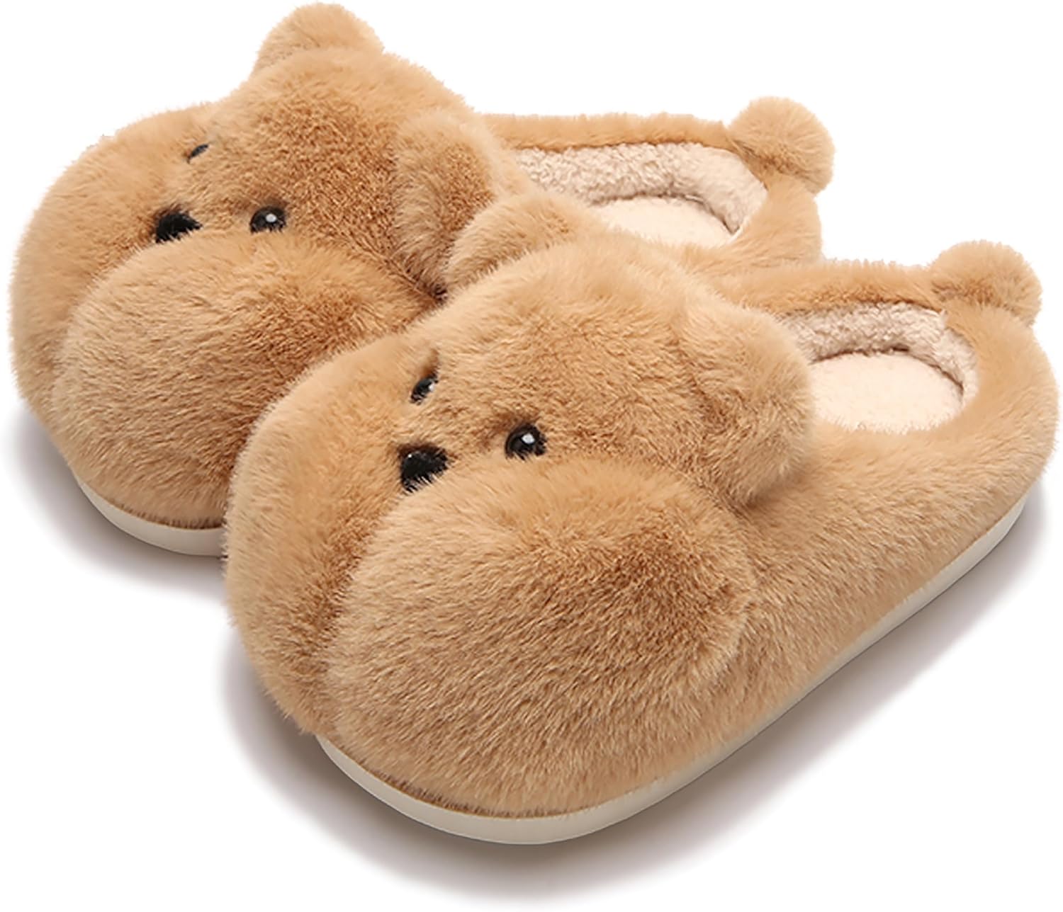 Тапочки в виде медведей для женщин и мужчин, теплые, на флисовой подкладке, милые зимние тапочки, пушистые домашние тапочки для дома и улицы Yafirgeer, коричневый
Тапочки в виде медведей для женщин и мужчин, теплые, на флисовой подкладке, милые зимние тапочки, пушистые домашние тапочки для дома и улицы Yafirgeer, коричневый