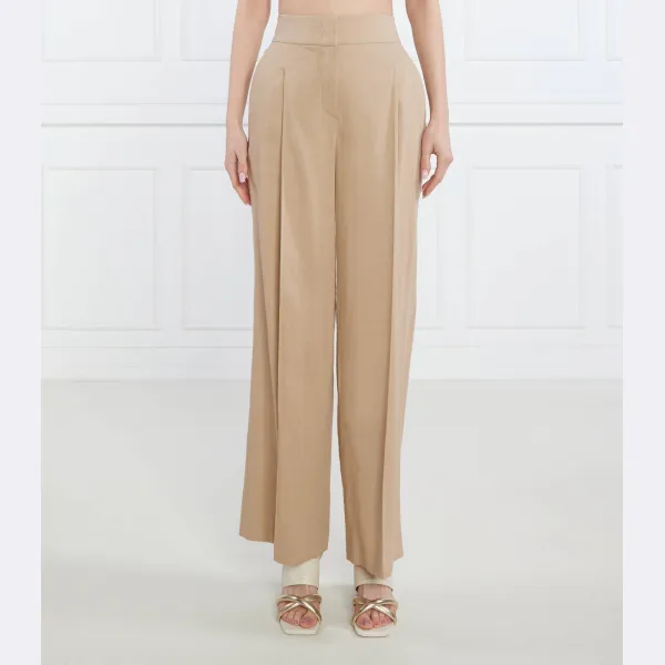 Льняные брюки прямого кроя Marc Cain, бежевый
Льняные брюки прямого кроя Marc Cain, бежевый