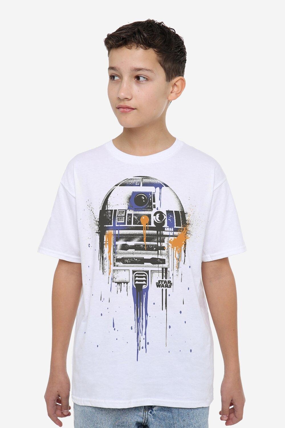 Футболка R2D2 с каплями краски Star Wars, белый
Футболка R2D2 с каплями краски Star Wars, белый