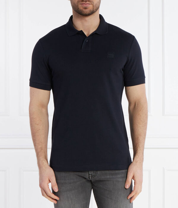 Рубашка поло Boss Orange, синий 
Рубашка поло Boss Orange, синий