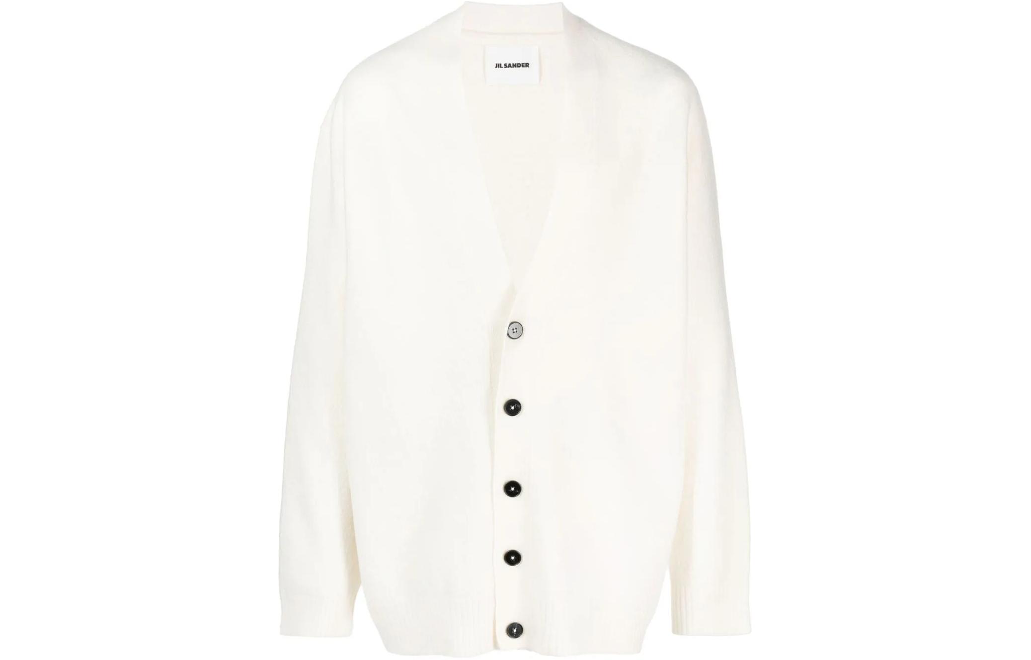 JIL SANDER Трикотажный свитер мужской белый
JIL SANDER Трикотажный свитер мужской белый