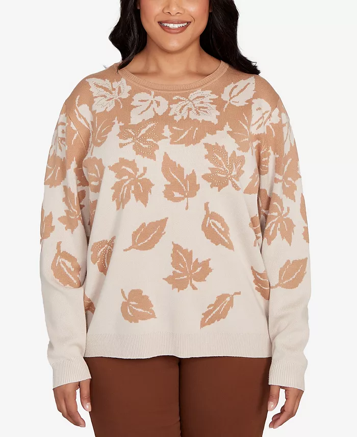 Свитер Mount Laurel Falling Leaf с длинными рукавами больших размеров Alfred Dunner, золотой
Свитер Mount Laurel Falling Leaf с длинными рукавами больших размеров Alfred Dunner, золотой