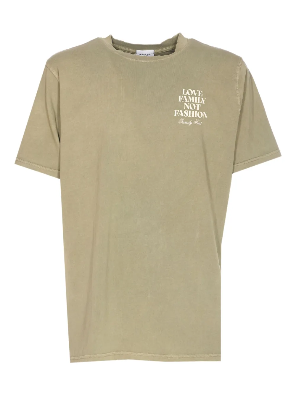 Футболка с круглым вырезом и логотипом Family First, зеленый
Футболка с круглым вырезом и логотипом Family First, зеленый