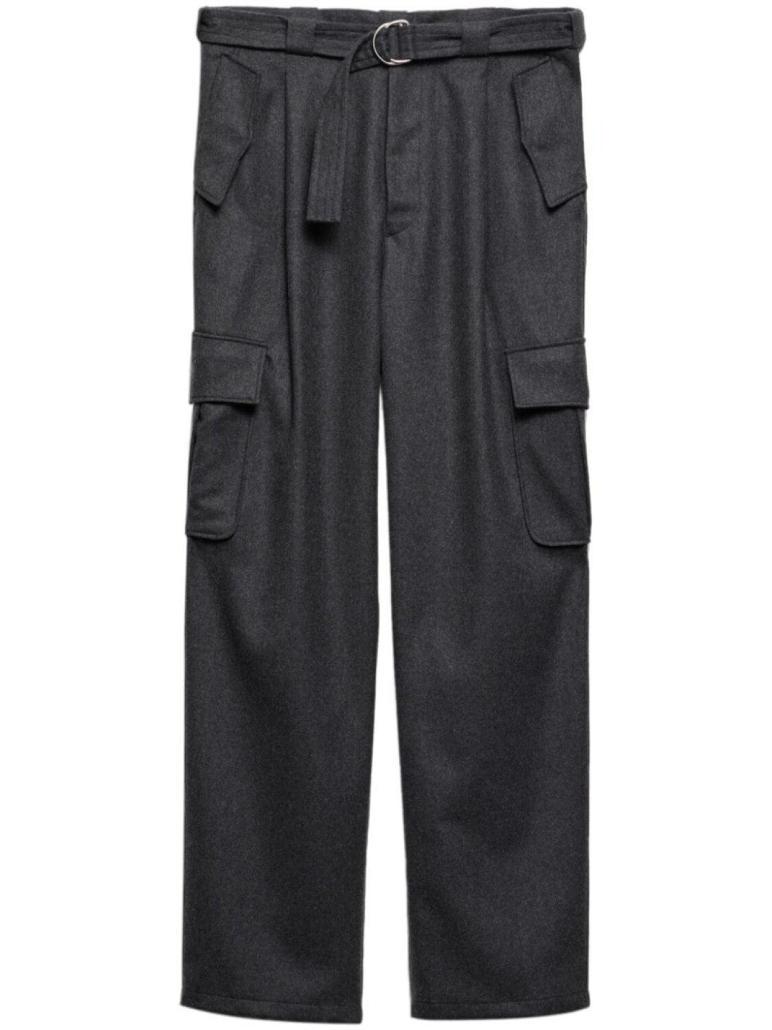 Шерстяные брюки со складками от Prada, серый
Шерстяные брюки со складками от Prada, серый