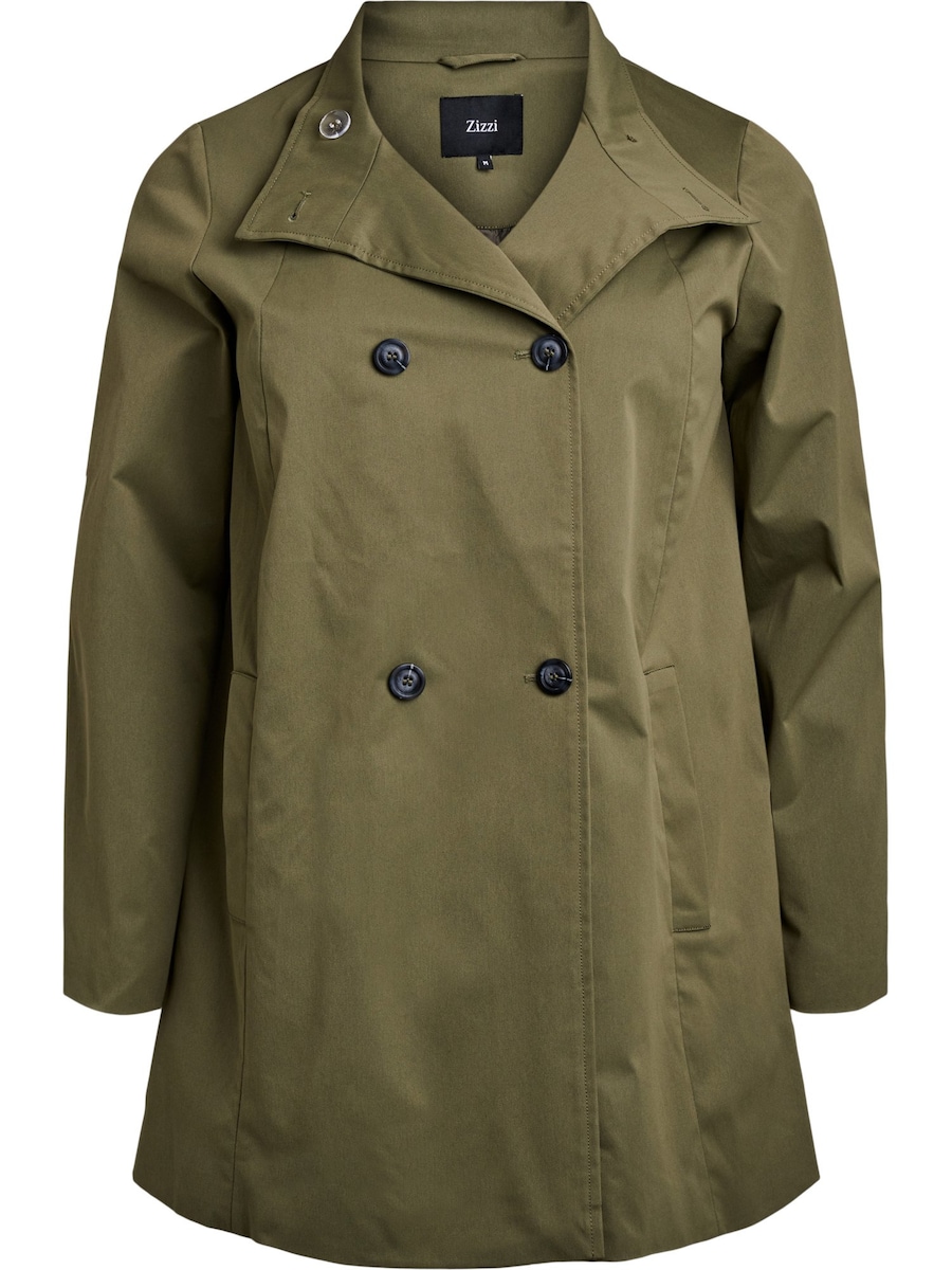 Пальто межсезонное Zizzi Cavalencia, оливковый
Пальто межсезонное Zizzi Cavalencia, оливковый