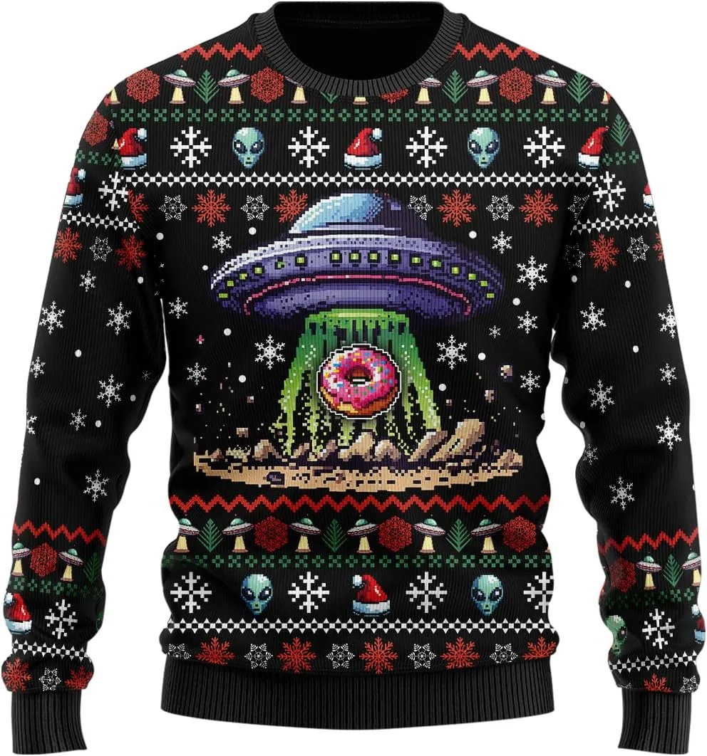 Свитер Alien Ugly Christmas для женщин и мужчин, Food Abduction, PA35 HANZSPROUT
Свитер Alien Ugly Christmas для женщин и мужчин, Food Abduction, PA35 HANZSPROUT