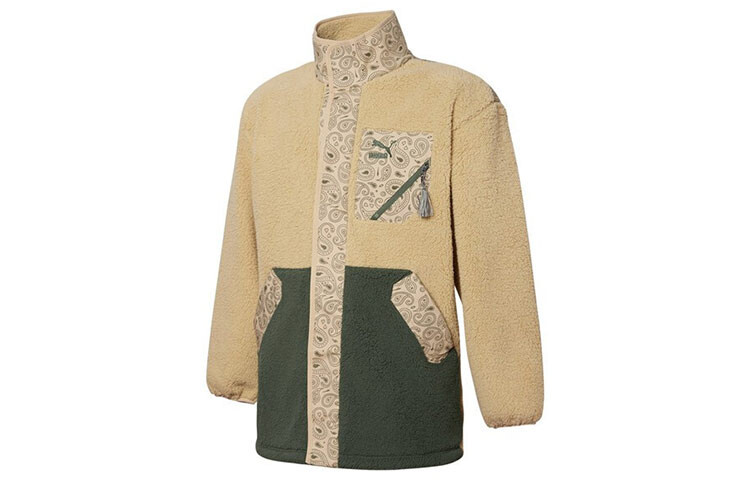 Бархатная куртка унисекс хаки Puma, хаки
Бархатная куртка унисекс хаки Puma, хаки