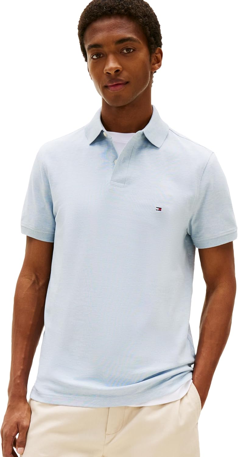 Мужские рубашки поло с короткими рукавами Tommy Hilfiger классического кроя из эластичного органического хлопка пике, Heathered Blue Bros, Красный, Мужские рубашки поло с короткими рукавами Tommy Hilfiger классического кроя из эластичного органического хл
Мужские рубашки поло с короткими рукавами Tommy Hilfiger классического кроя из эластичного органического хлопка пике, Heathered Blue Bros, Красный, Мужские рубашки поло с короткими рукавами Tommy Hilfiger классического кроя из эластичного органического хл