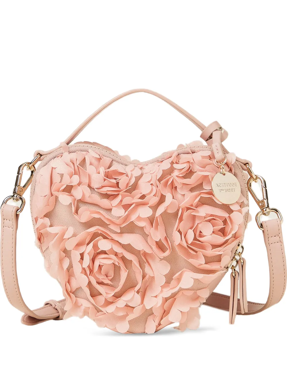 Сумка на плечо с цветочной аппликацией Twinset, розовый
Сумка на плечо с цветочной аппликацией Twinset, розовый