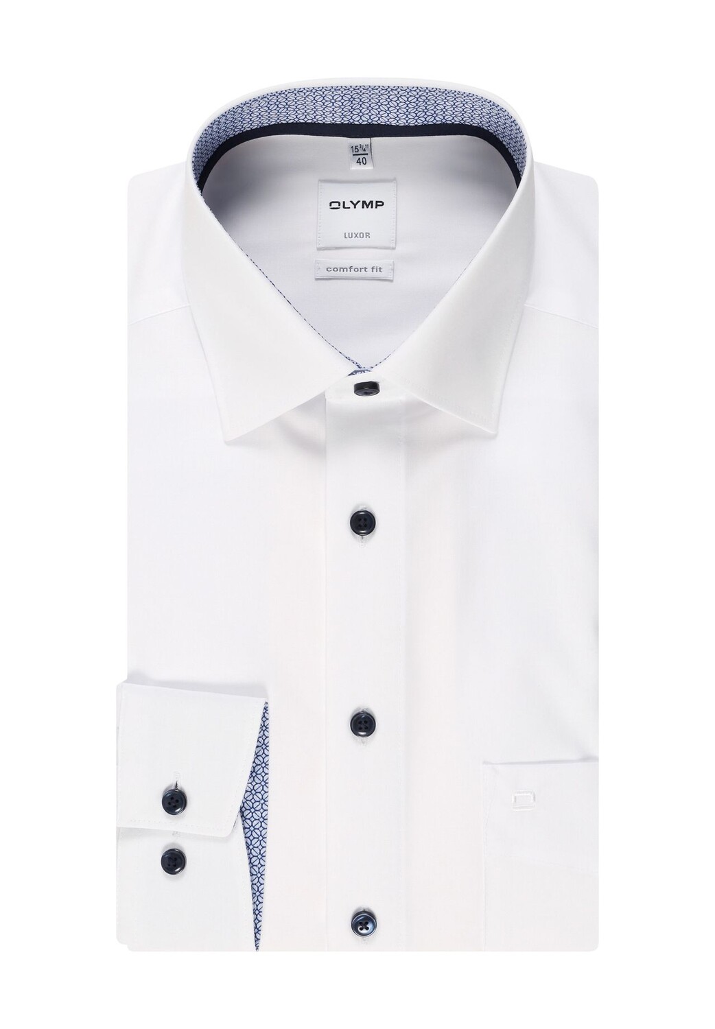 Деловая рубашка Luxor, комфортная посадка, нагрудный карман, мужская OLYMP, белый
Деловая рубашка Luxor, комфортная посадка, нагрудный карман, мужская OLYMP, белый