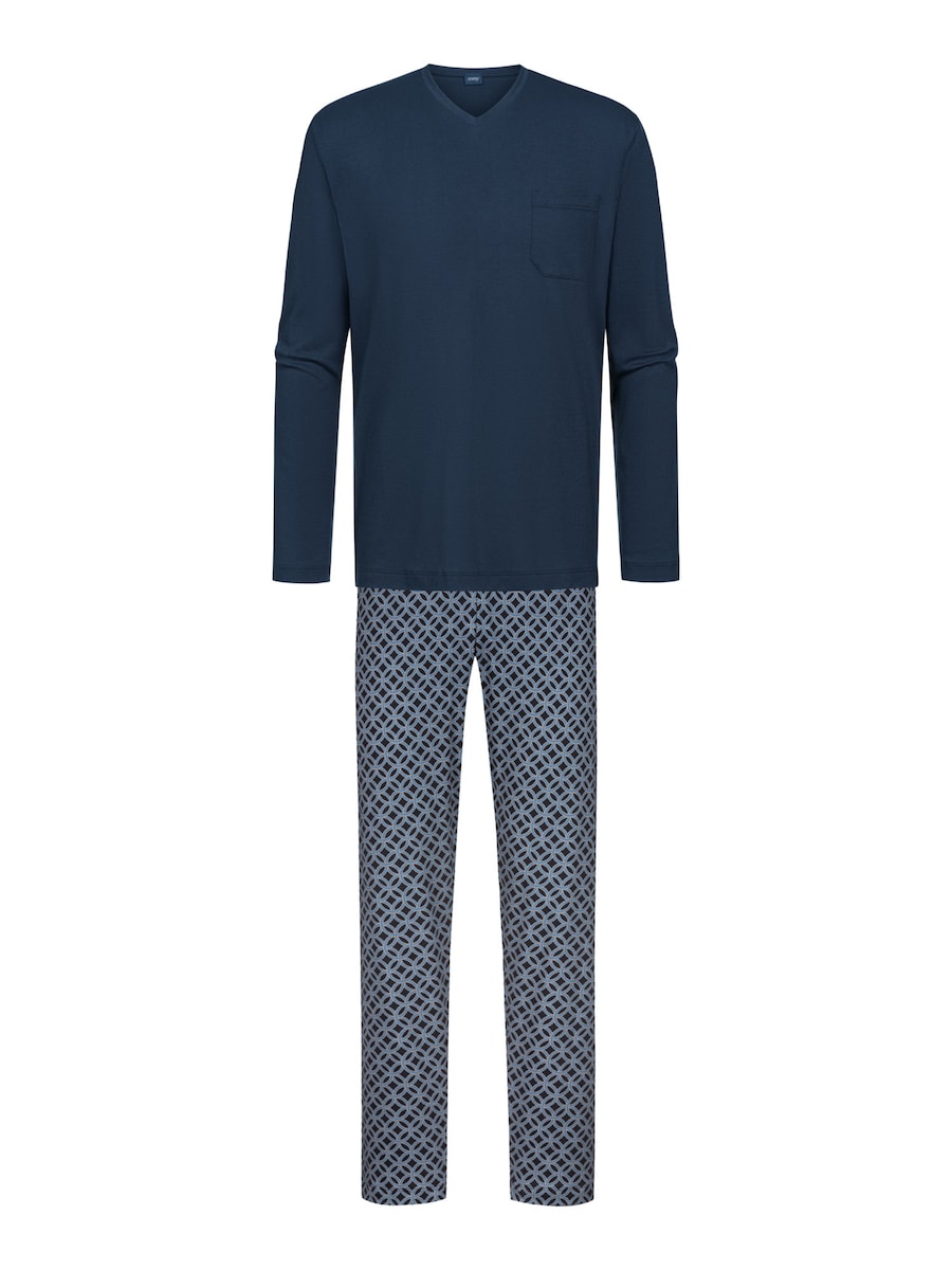 Длинная пижама Mey, светло-синий/темно-синий
Длинная пижама Mey, светло-синий/темно-синий