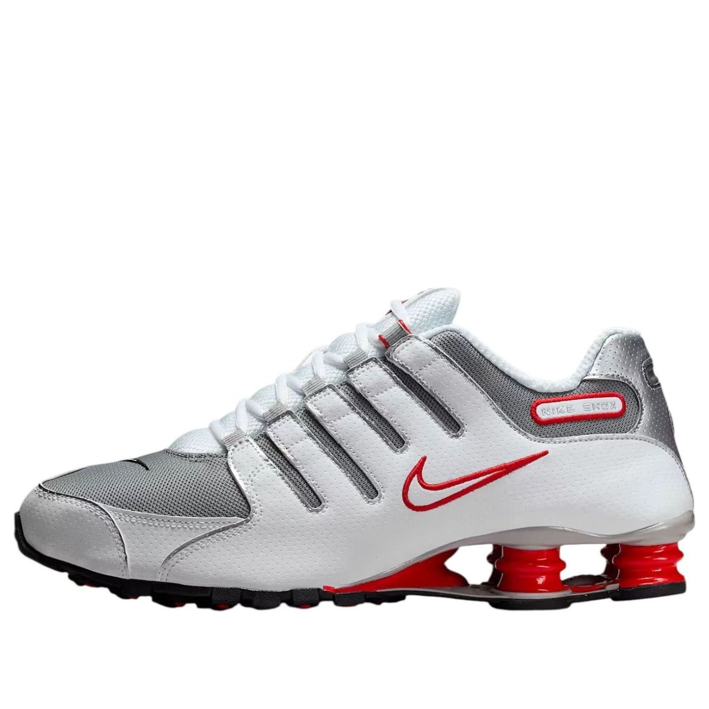 Кроссовки Nike Shox NZ 'White Sport Red Cool Grey'
Кроссовки Nike Shox NZ 'White Sport Red Cool Grey'